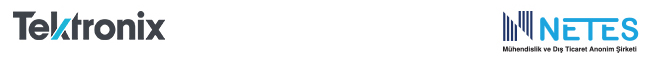 Tektronix Türkiye Tek Yetkili Distribütörü - Netes Netes Mühendislik ve Dış Ticaret A.Ş.