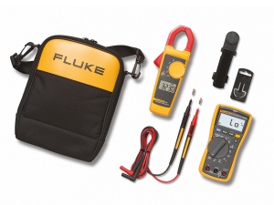 Fluke 117/323 Elektrikçi Kombo Kiti, Dijital Multimetre ve Pens Ampermetre