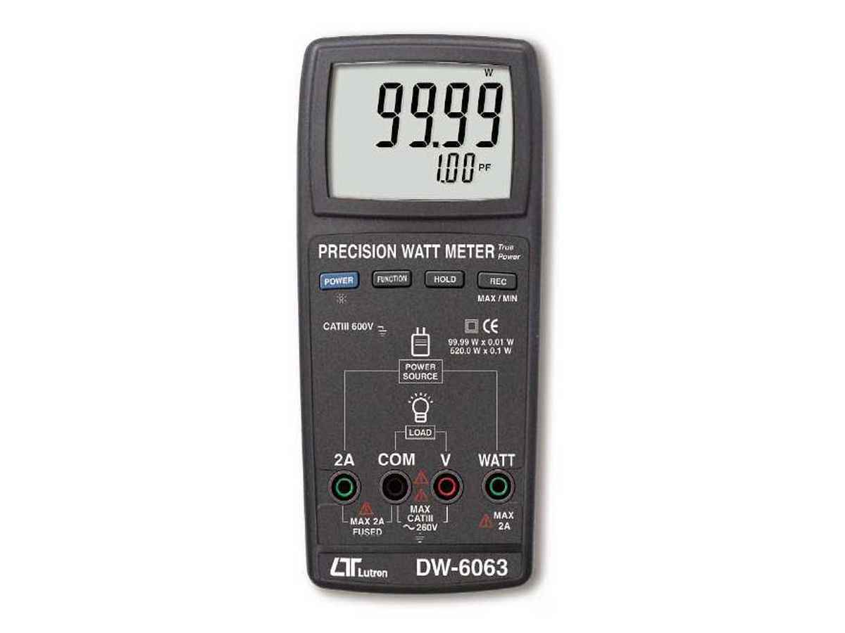 Lutron DW-6063 Dijital Wattmetre - Netes Mühendislik
