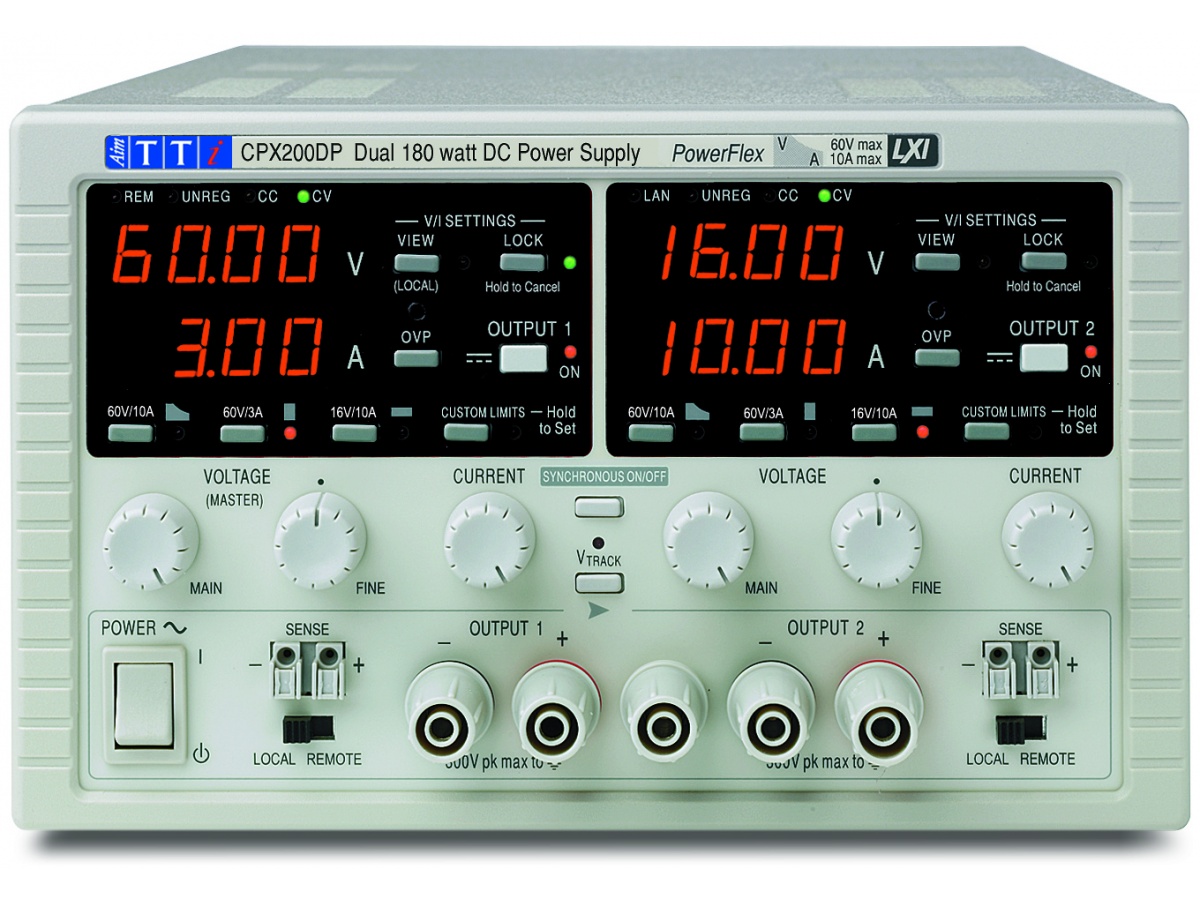 Aim TTI CPX200DP - 180W DC Güç Kaynağı - Netes Mühendislik