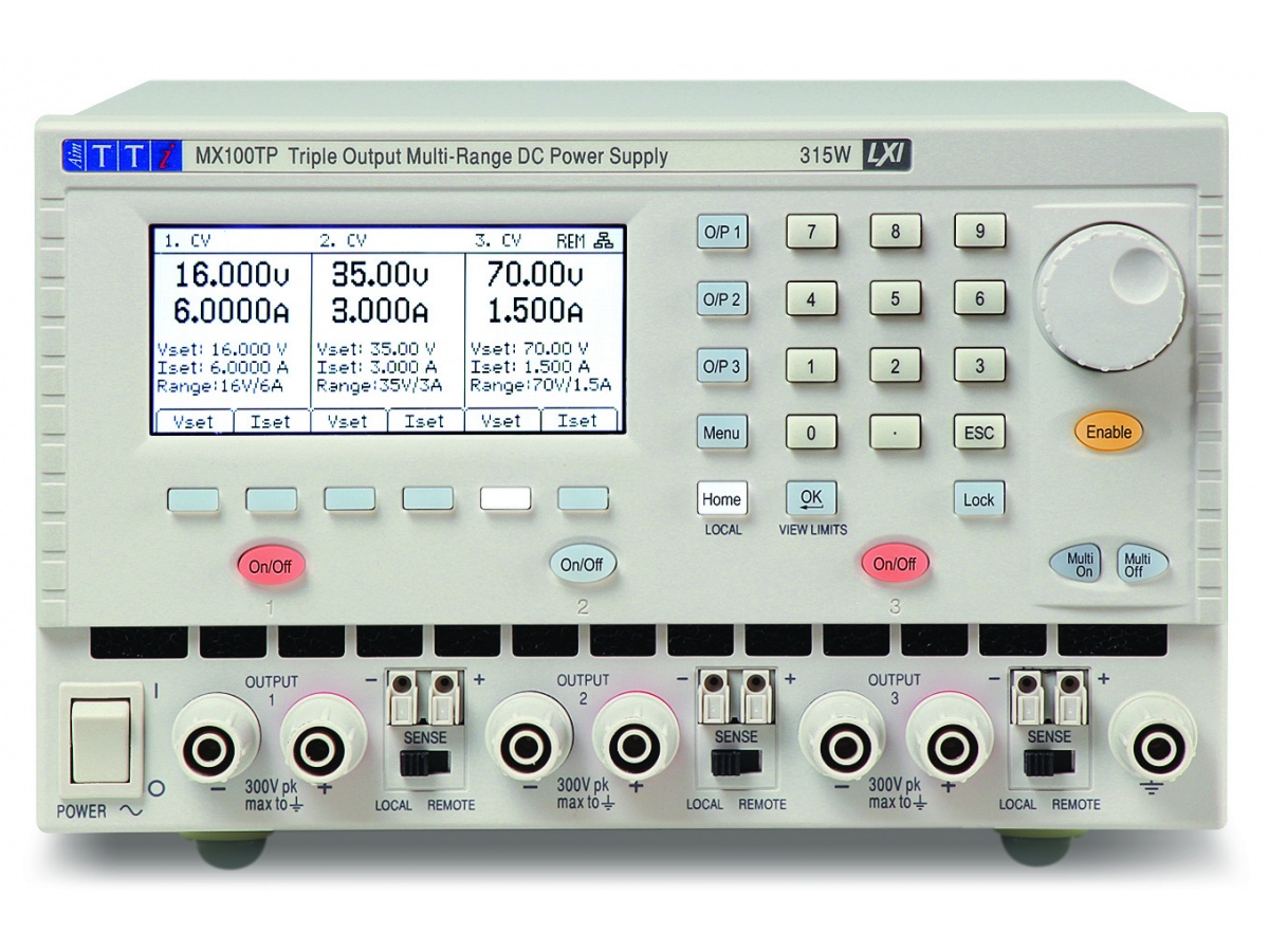 Aim TTI MX100TP - 105W DC Güç Kaynakları - Netes Mühendislik