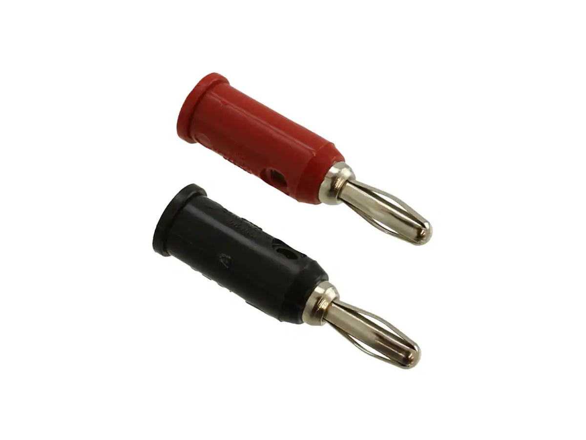 Pomona 1825-02 DIY Banana Plugs With Set Screw - Solderless Audio Connectors, Pack Of 2 (Black & Red) - View #9