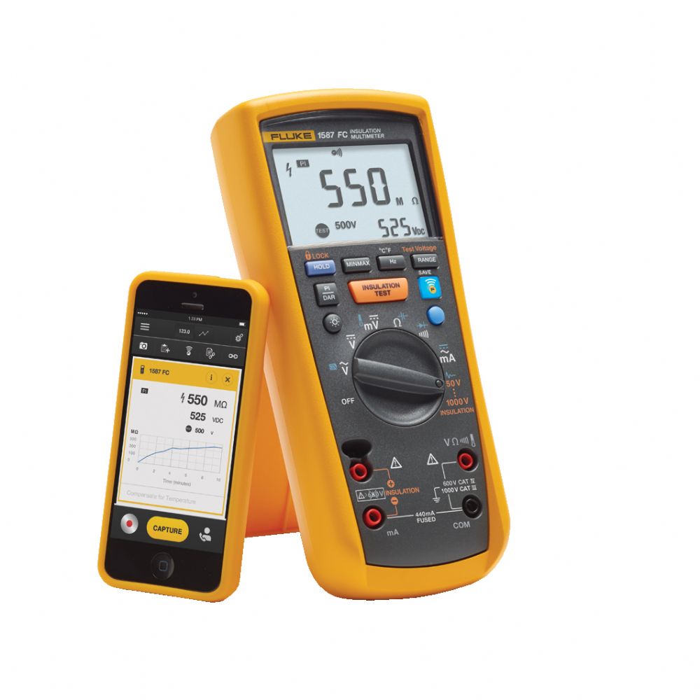 Fluke 1587 FC - İzolasyon Test Cihazı+True RMS Multimetre - Netes