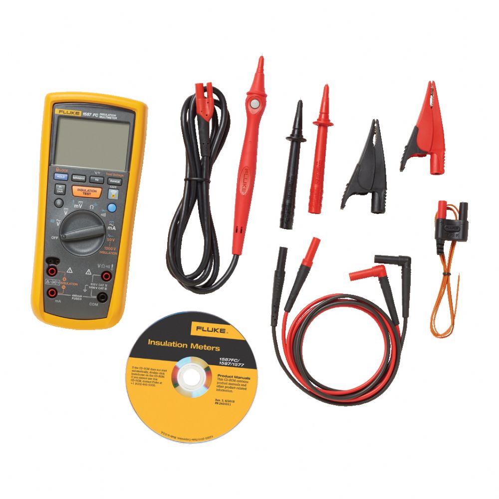 Fluke 1587 FC - İzolasyon Test Cihazı+True RMS Multimetre - Netes