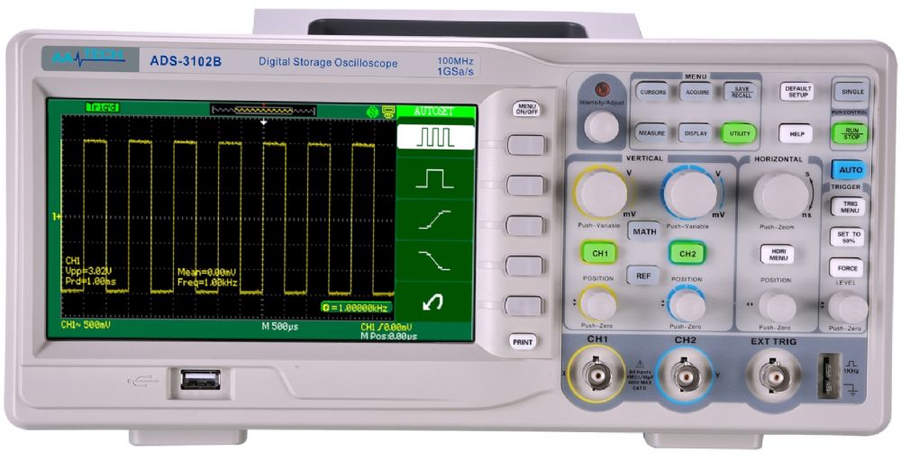 Aatech Ads 3102b Dijital Osiloskop 100mhz 2 Kanal Netes Muhendislik